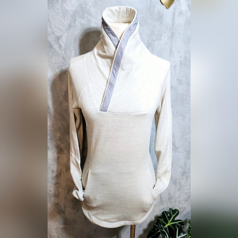 Lululemon Run Pitter Patter Pullover Women's Size 2 Merino Wool Blend. Warm.